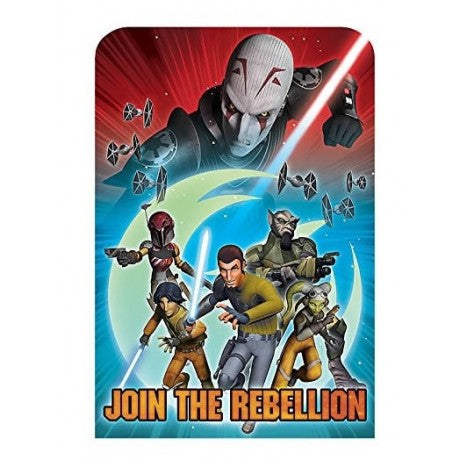 STAR WARS REBELS INVITATION SET - PACK OF 8