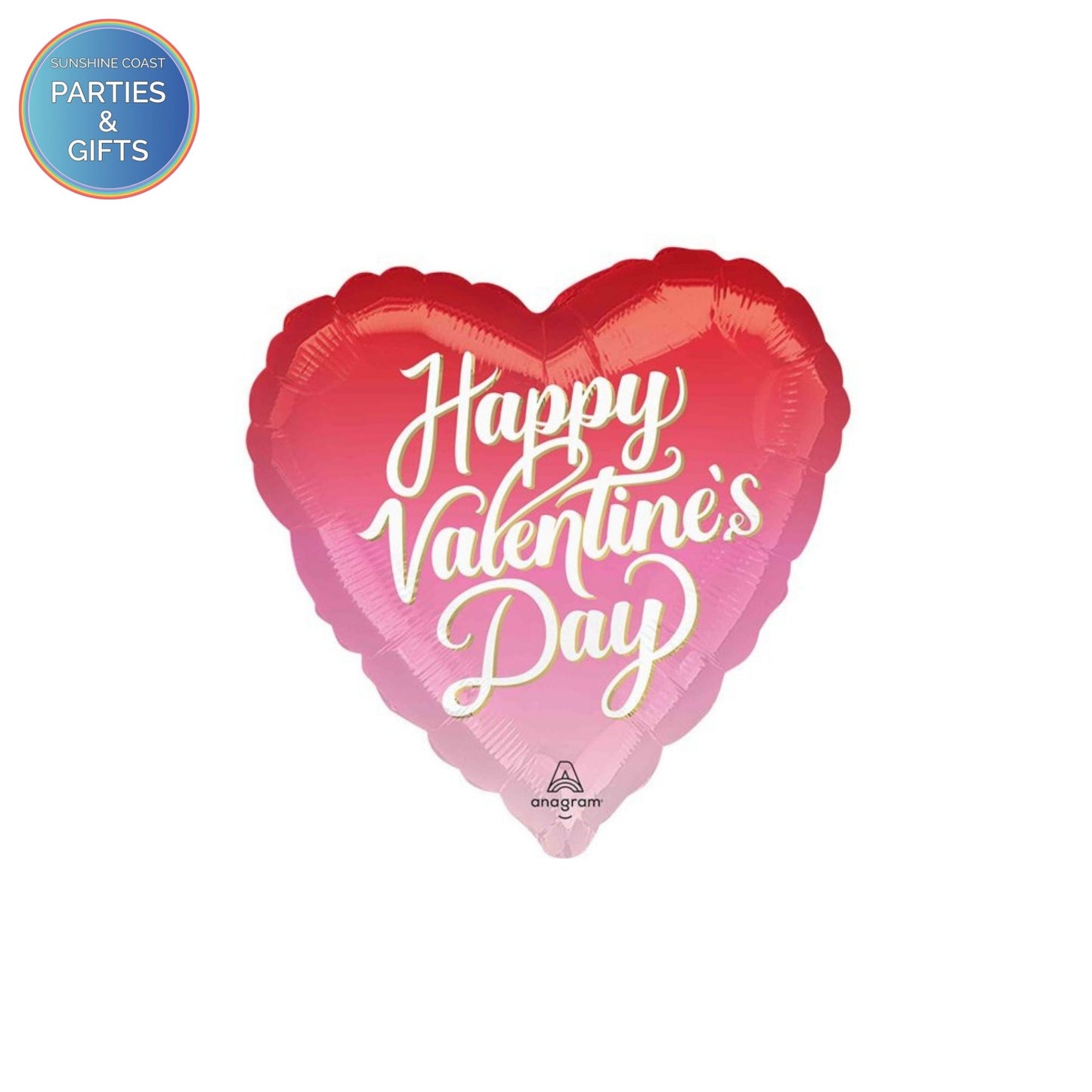 HAPPY VALENTINE'S DAY DREAMY HEART FOIL BALLOON - 43CM
