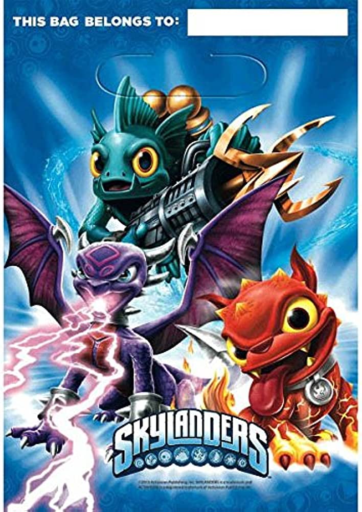 SKYLANDERS LOOT BAGS - PACK OF 8