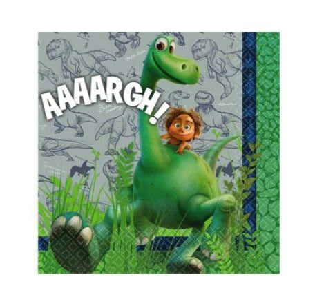 THE GOOD DINOSAUR BEVERAGE NAPKINS - PACK OF 16