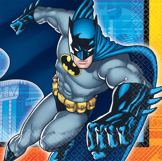 BATMAN LUNCH NAPKINS - PACK OF 16