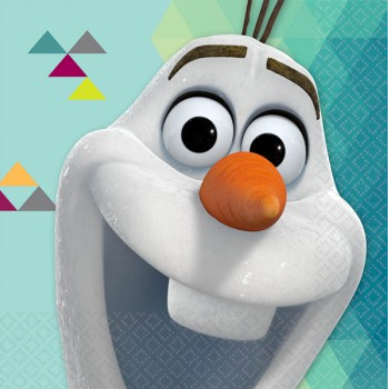 DISNEY FROZEN OLAF LUNCH NAPKINS - PACK OF 16
