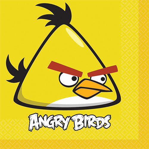 ANGRY BIRDS LUNCH NAPKINS - PACK OF 16