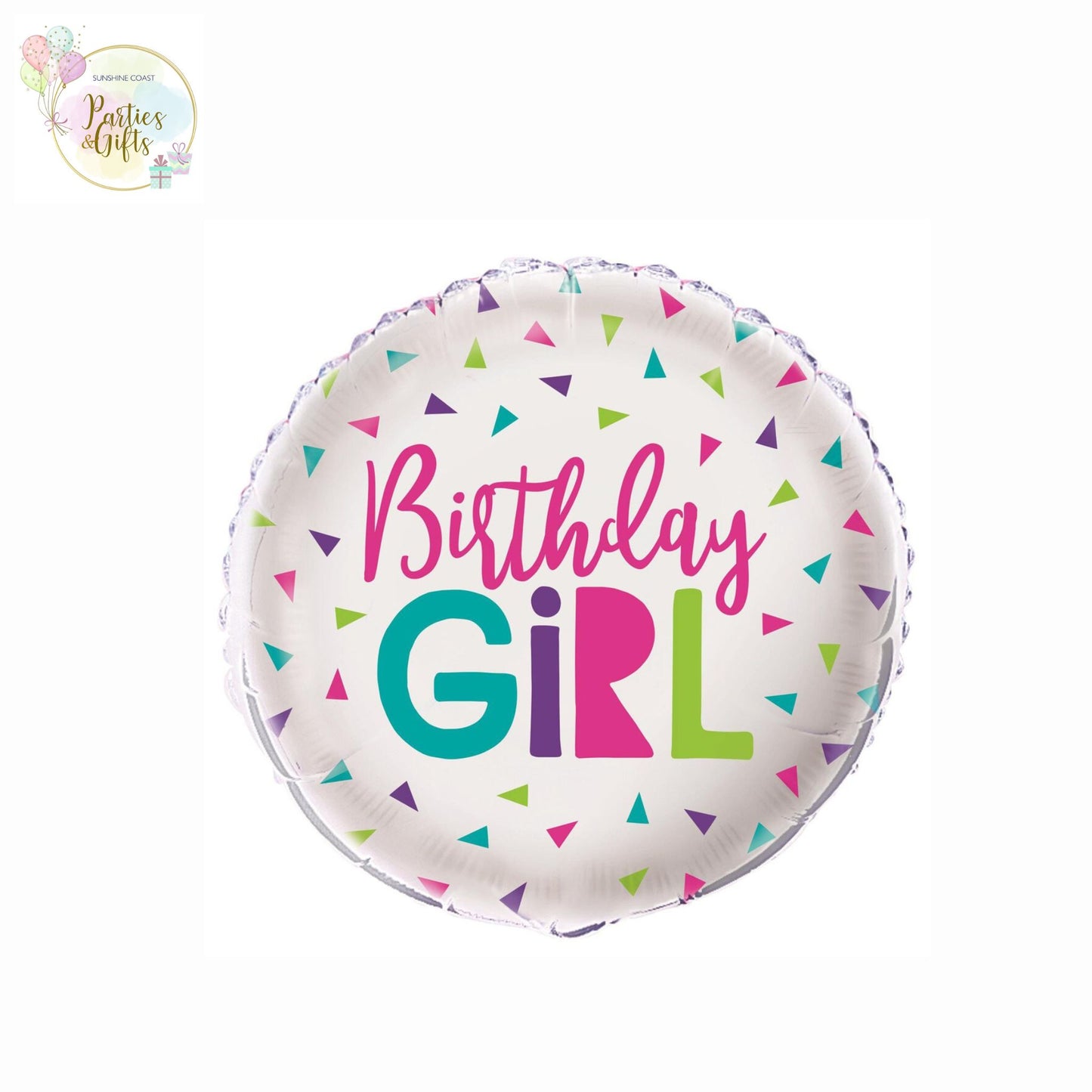 BIRTHDAY GIRL FOIL BALLOON - 45CM