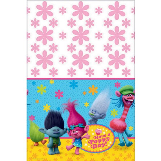 TROLLS PLASTIC TABLECOVER 137CM x 243CM