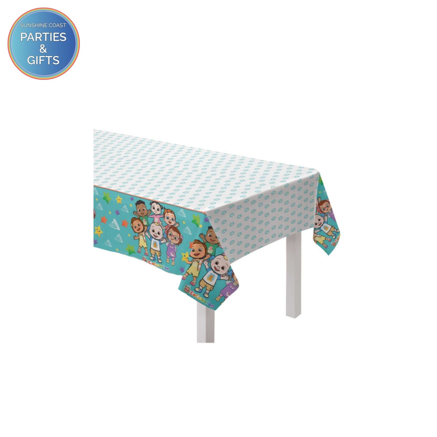 COCOMELON PAPER TABLECOVER 130CM x 240CM