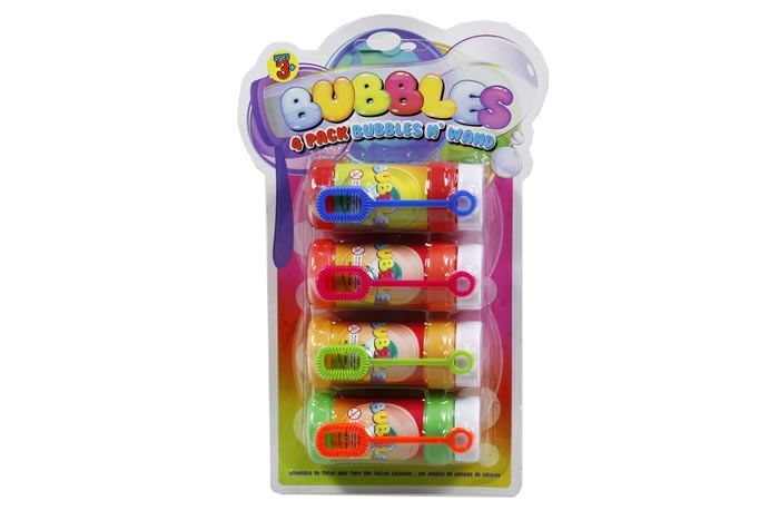 BUBBLES N WANDS SET - PACK OF 4
