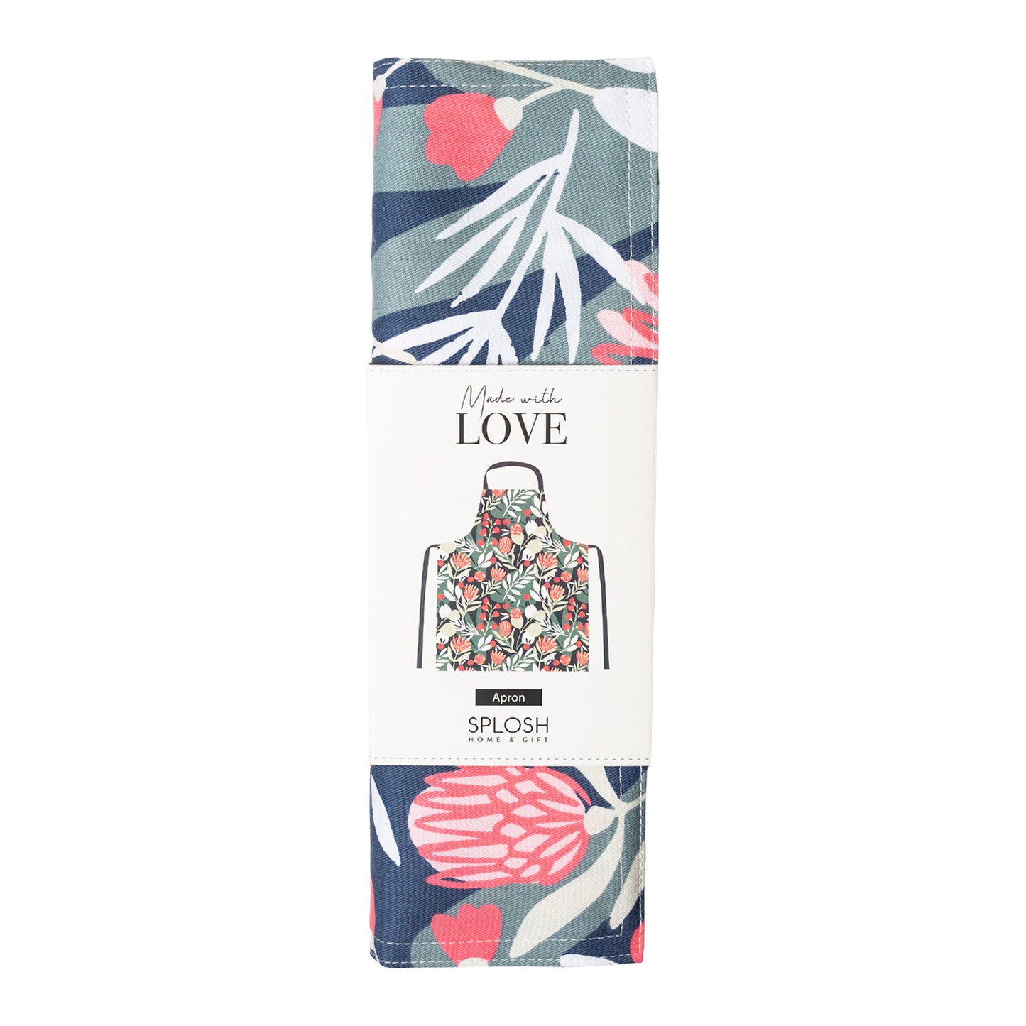 MADE WITH LOVE APRON - FLORAL