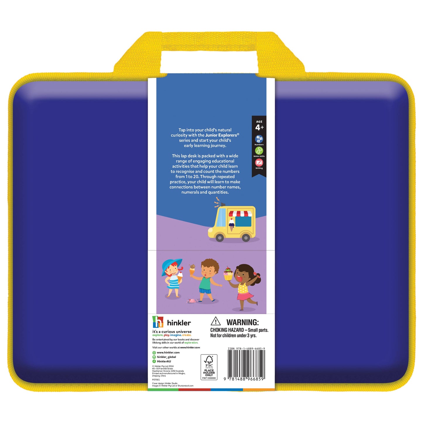 HINKLER JUNIOR EXPLORERS MATHS ACTIVITY SET AND LAP DESK
