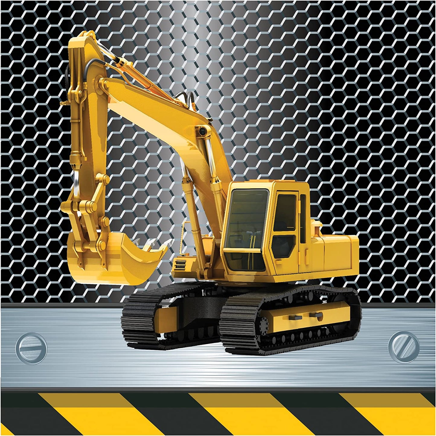 CONSTRUCTION BIRTHDAY ZONE LUNCH NAPKINS - PACK OF 16