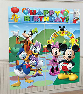 MICKEY MOUSE CLUBHOUSE SCENE SETTER WALL DECORATING KIT