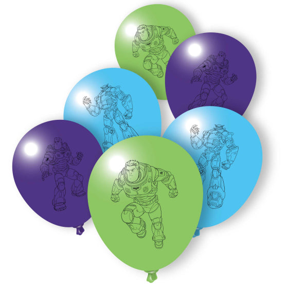 BUZZ LIGHTYEAR BALLOONS 30.4CM - PACK OF 6