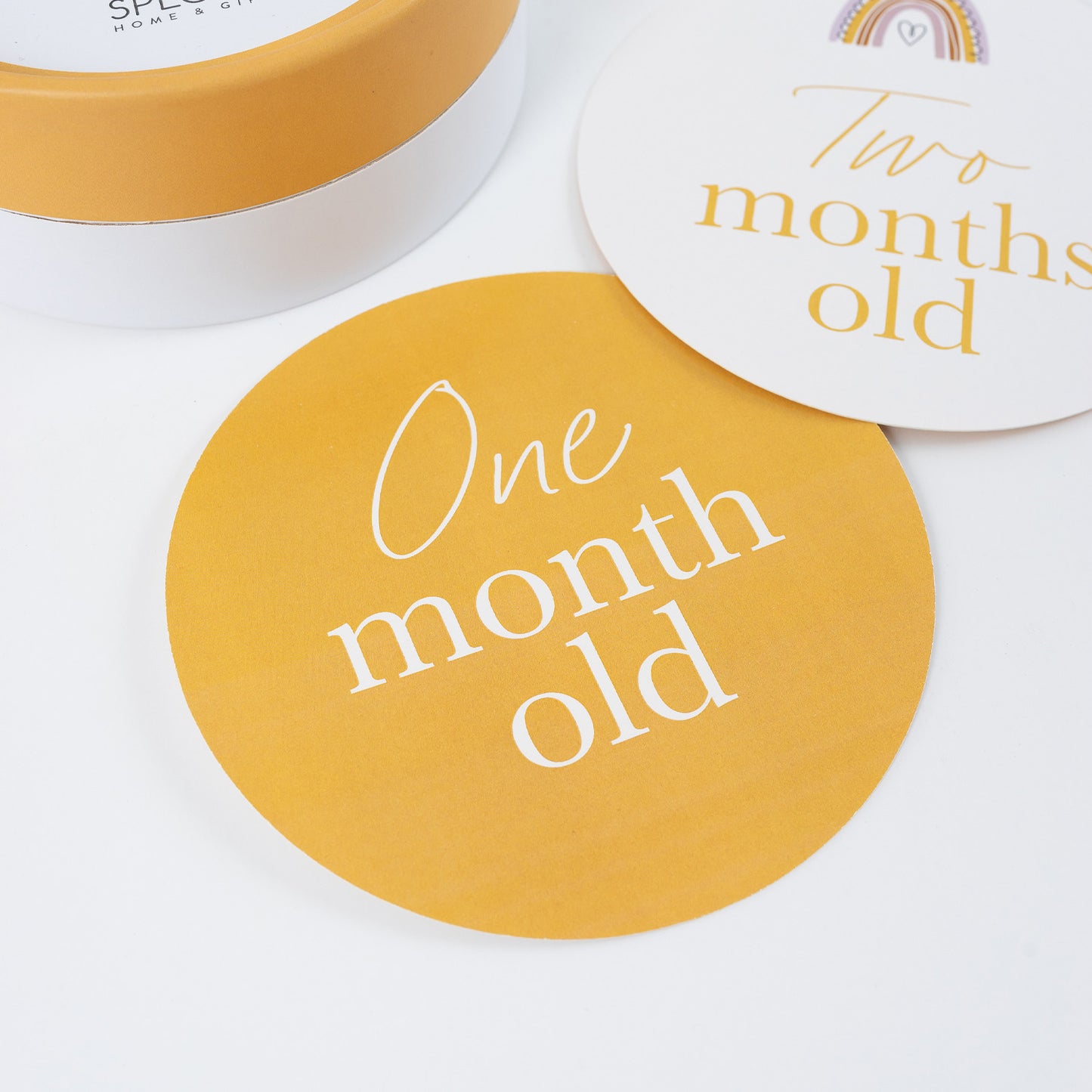 SPLOSH BABY REVERSIBLE MILESTONE CARDS - RAINBOW