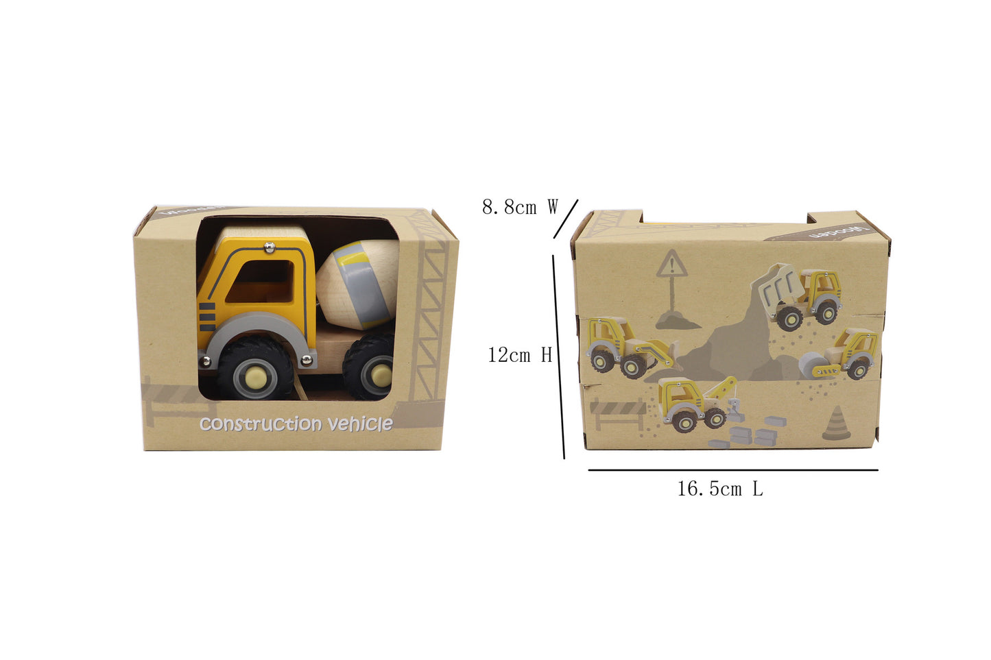 KAPER KIDZ WOODEN CALM & BREEZY DUMP TRUCK