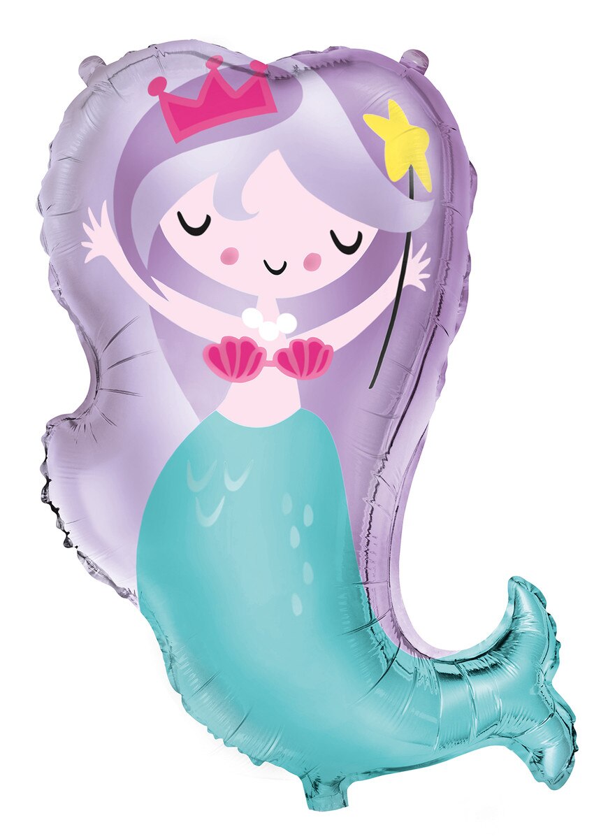 MERMAID JUMBO FOIL BALLOON - 61CM