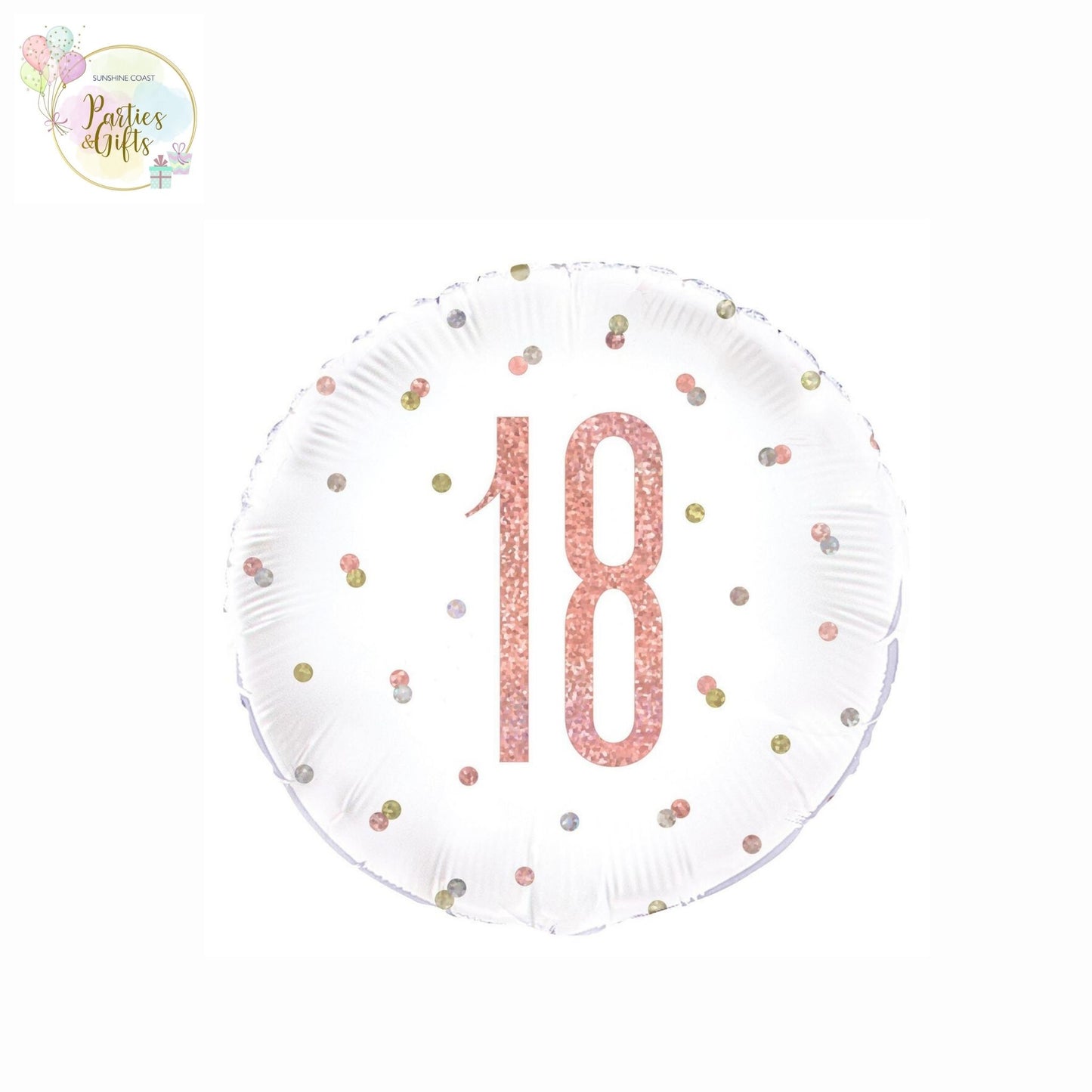 ROSE GOLD 18TH BIRTHDAY FOIL BALLOON - 45.7CM