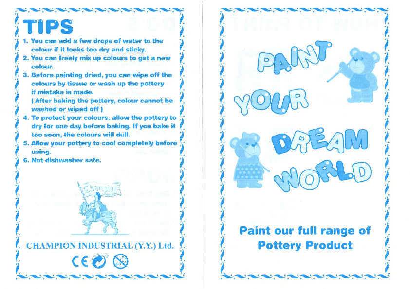 KAPER KIDZ PAINT YOUR OWN CRAFT KIT - TEA SET