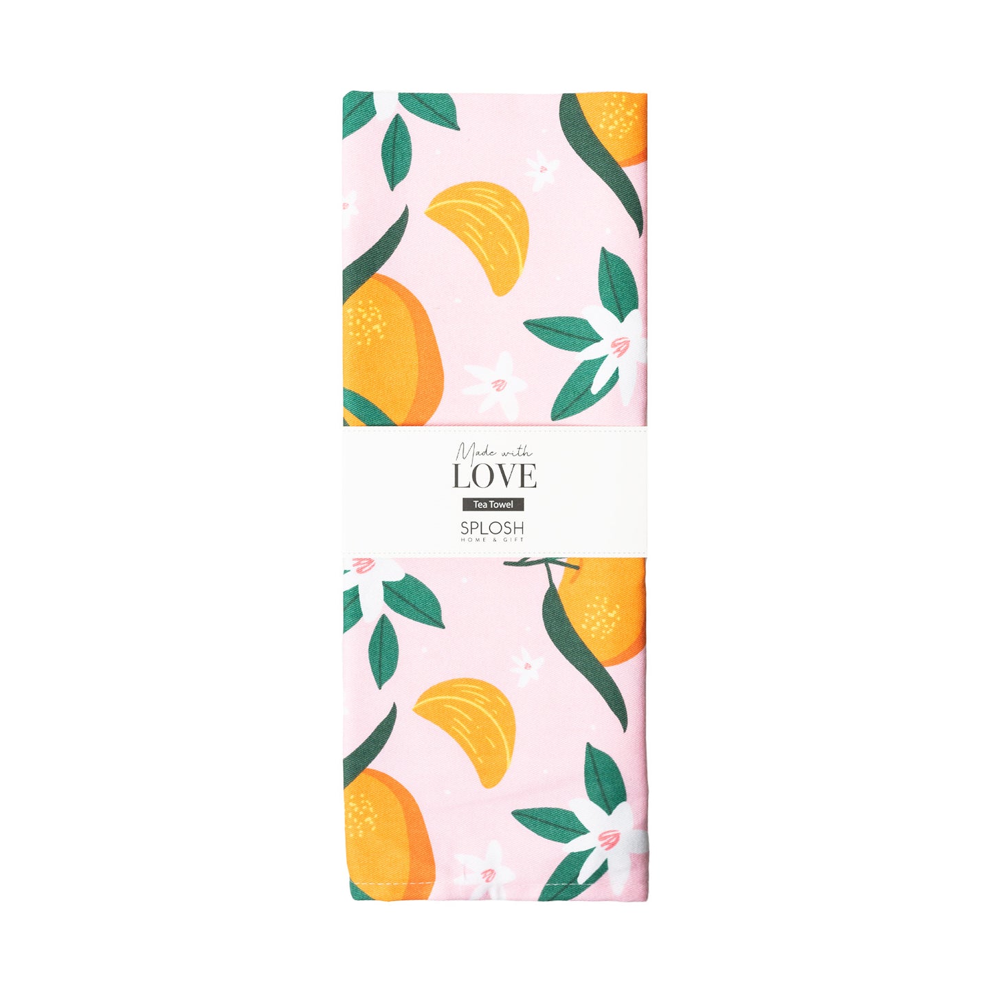 MADE WITH LOVE TEA TOWEL - CITRUS