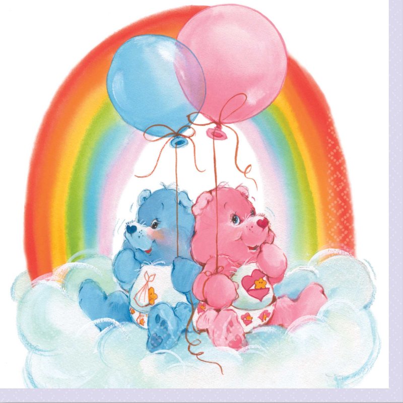 CARE BEARS LUNCH NAPKINS - PACK OF 16