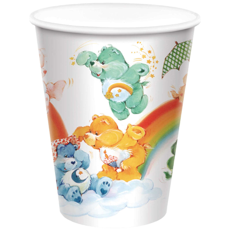 CARE BEARS 266ML PAPER CUPS - PACK OF 8