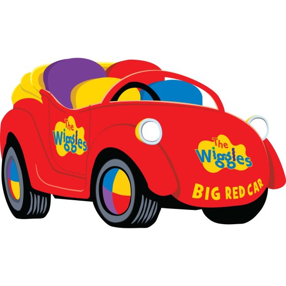 THE WIGGLES BIG RED CAR SHAPED PAPER PLATES 18CM - PACK OF 8