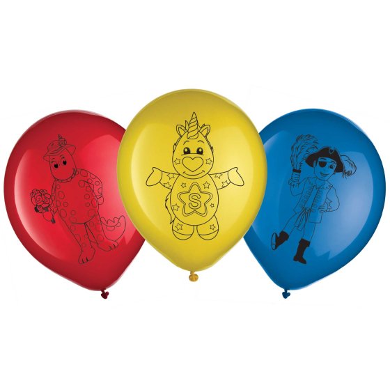THE WIGGLES LATEX BALLOONS 30.4CM - PACK OF 6