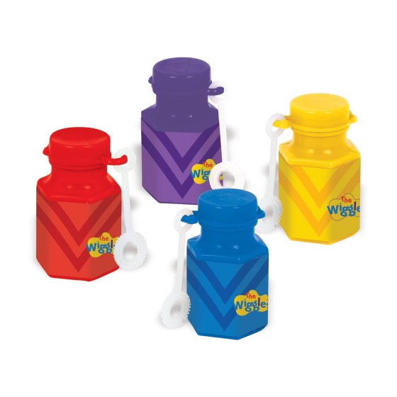 THE WIGGLES MINI BUBBLES FAVOURS - 8 PACK