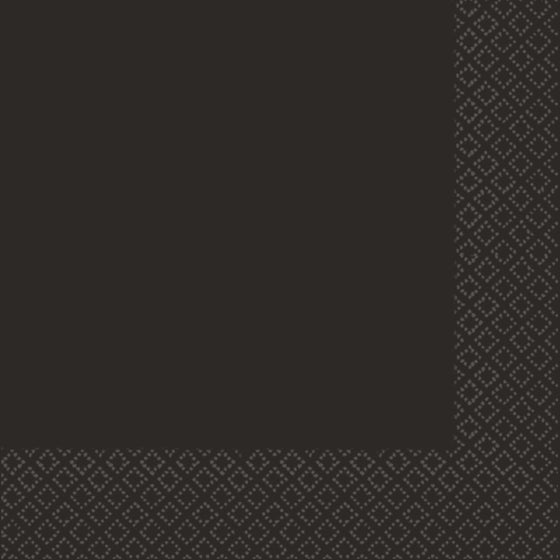 JET BLACK LUNCH NAPKINS - PACK OF 40