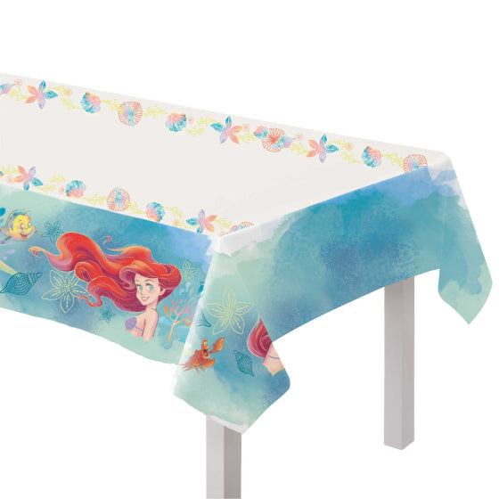 DISNEY PRINCESS THE LITTLE MERMAID PAPER TABLECOVER 132CM x 247CM