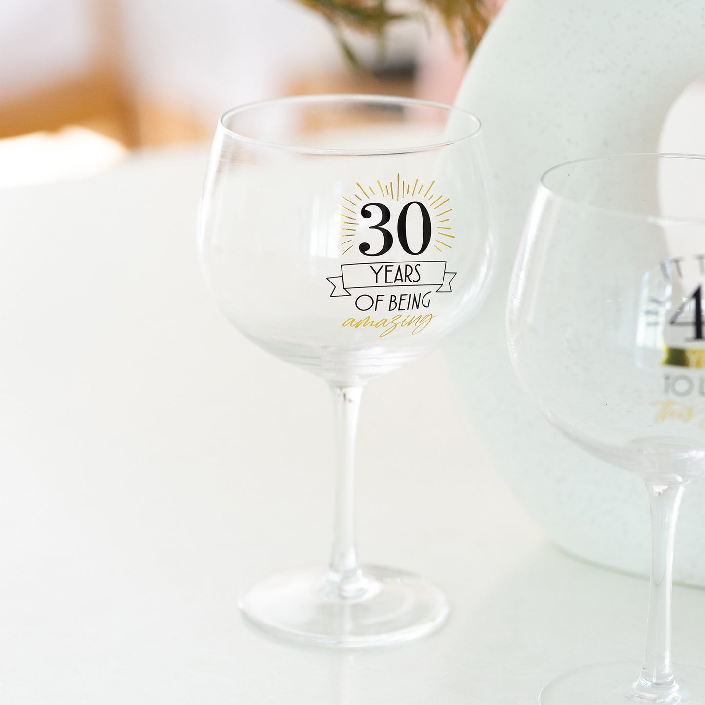 SIP CELEBRATION 30TH BIRTHDAY BALLOON GLASS