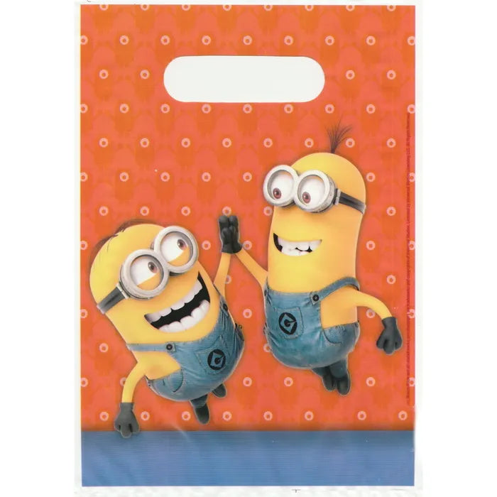 DESPICABLE ME LOOT BAGS - PACK OF 6