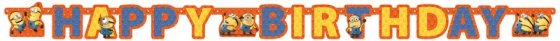 DESPICABLE ME HAPPY BIRTHDAY BANNER - 1.8M