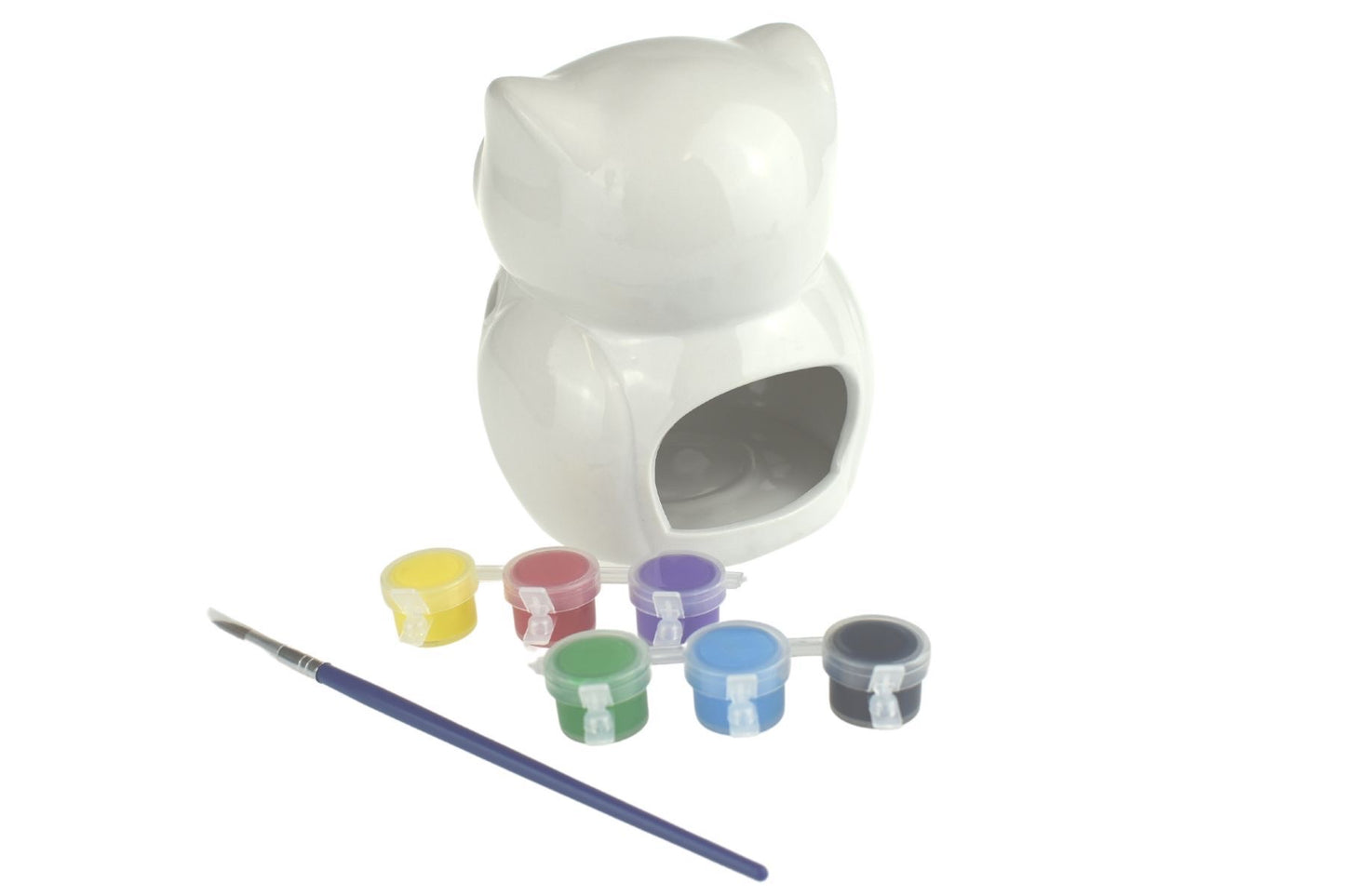 KAPER KIDZ PAINT YOUR OWN CRAFIT KIT - OWL CANDLE BURNER