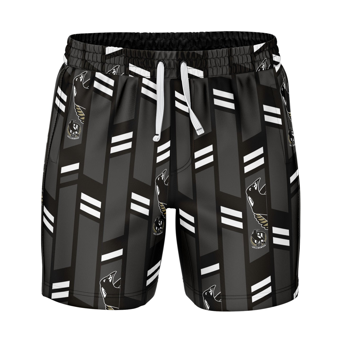 AFL RIVIERA VOLLEY SWIM SHORTS - COLLINGWOOD MAGPIES