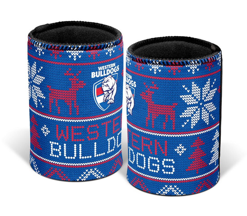 AFL WESTERN BULLDOGS XMAS CAN COOLER
