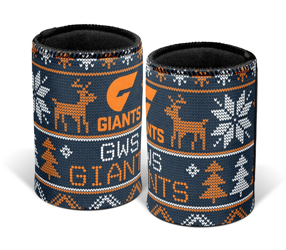 AFL GREATER WESTERN SYDNEY GIANTS XMAS CAN COOLER