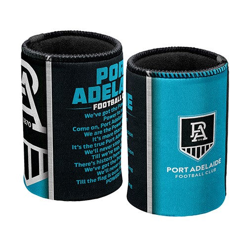 AFL PORT ADELAIDE POWER TEAM SONG CAN COOLER