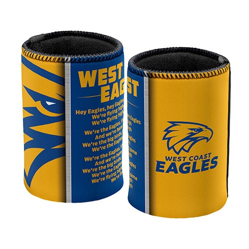 AFL WEST COAST EAGLES TEAM SONG CAN COOLER