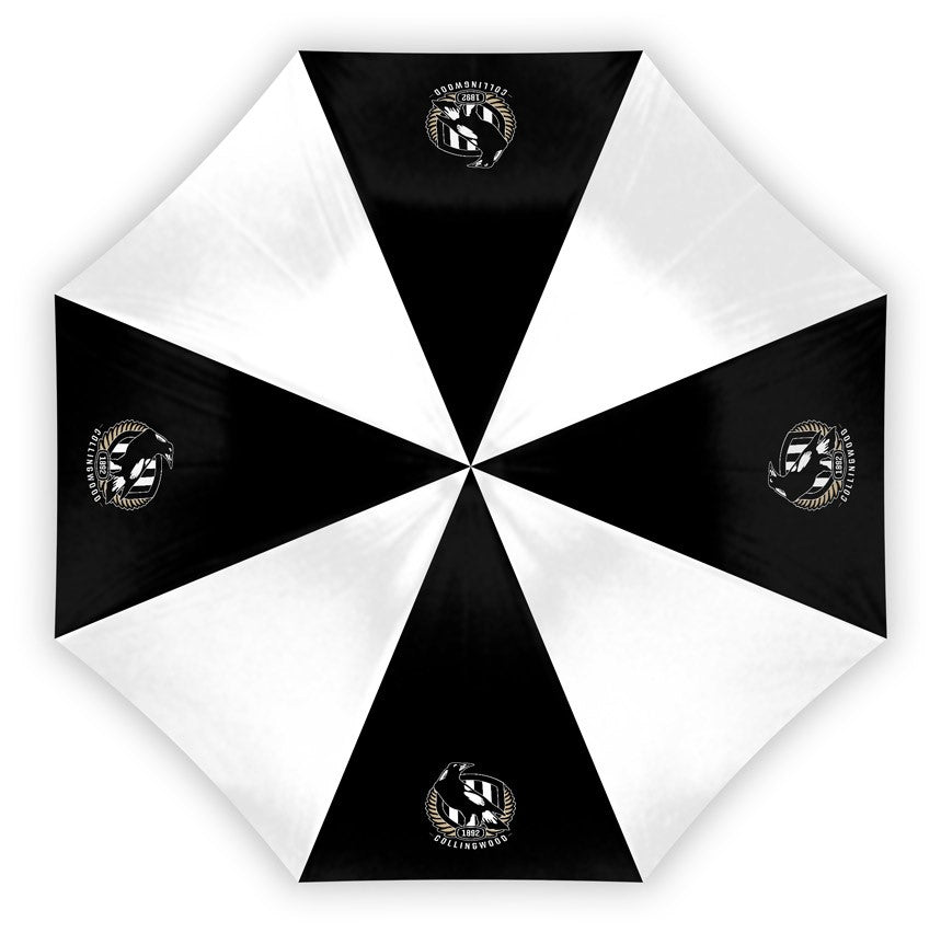 AFL COMPACT UMBRELLA - COLLINGWOOD MAGPIES