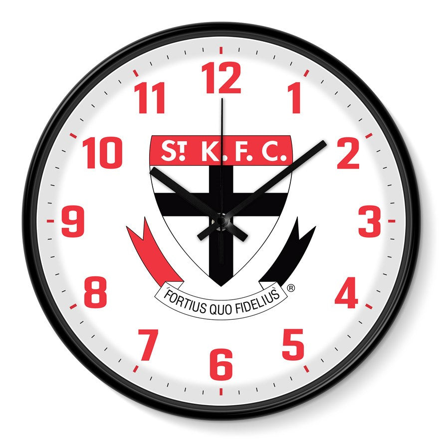AFL WALL CLOCK - ST KILDA SAINTS