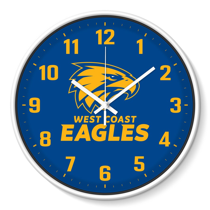 AFL WALL CLOCK - WEST COAST EAGLES