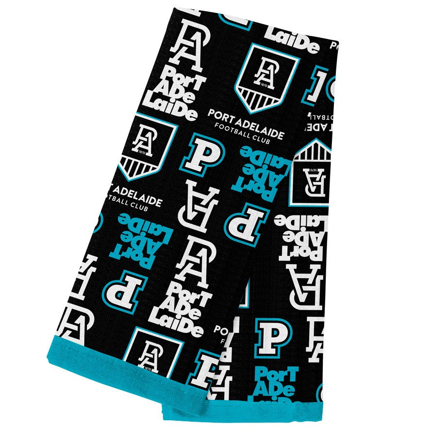 AFL PORT ADELAIDE POWER TEA TOWEL
