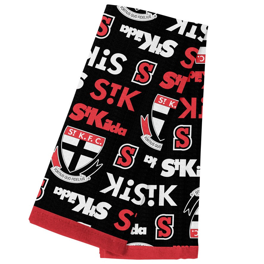 AFL ST KILDA SAINTS TEA TOWEL