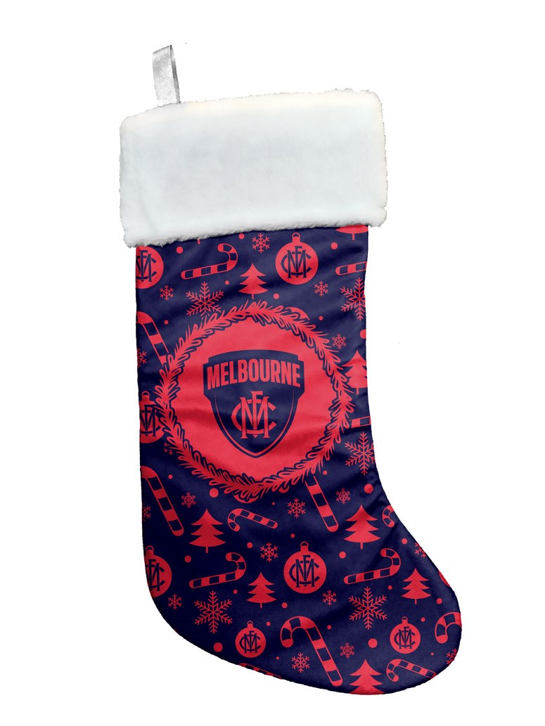 AFL MELBOURNE DEMONS XMAS STOCKING
