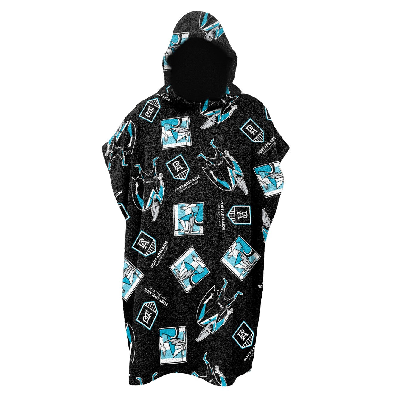 AFL YOUTH HOODED BEACH TOWEL - PORT ADELAIDE POWER