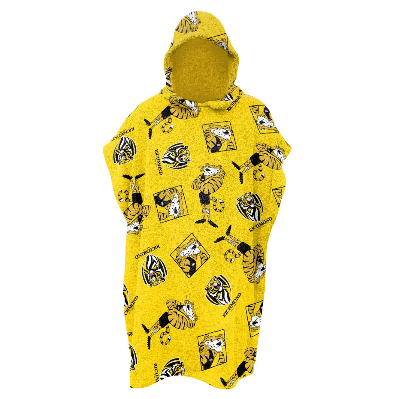 AFL YOUTH HOODED BEACH TOWEL - RICHMOND TIGERS