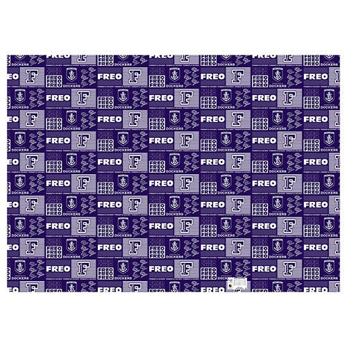 AFL FREMANTLE DOCKERS GIFT WRAPPING PAPER