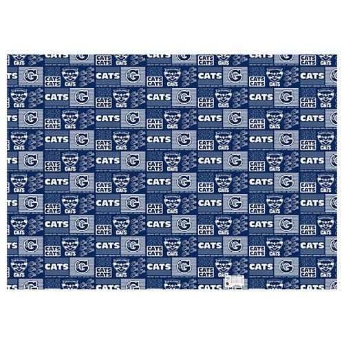 AFL GEELONG CATS GIFT WRAPPING PAPER