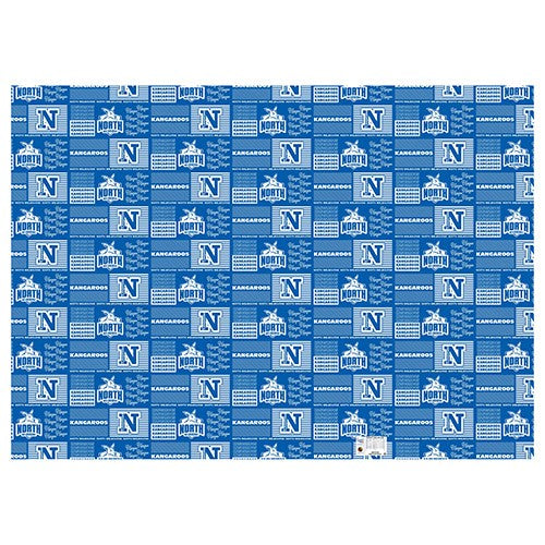 AFL NORTH MELBOURNE KANGAROOS GIFT WRAPPING PAPER