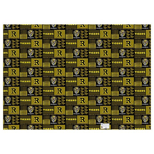 AFL RICHMOND TIGERS GIFT WRAPPING PAPER